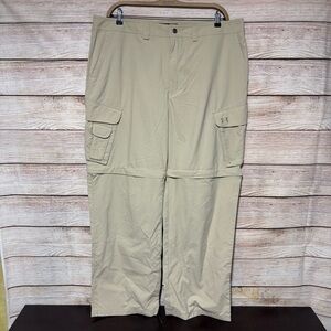 Under Armour Men’s Khaki Cargo Zip-Off Pants